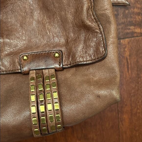 Kooba Brown Leather Women's Bag with Brass Detailing, Butter Soft - Picture 10 of 16